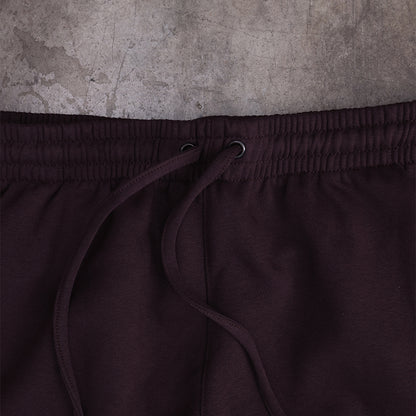 Snap Buttons Sweatpants (Chocolate Brown)