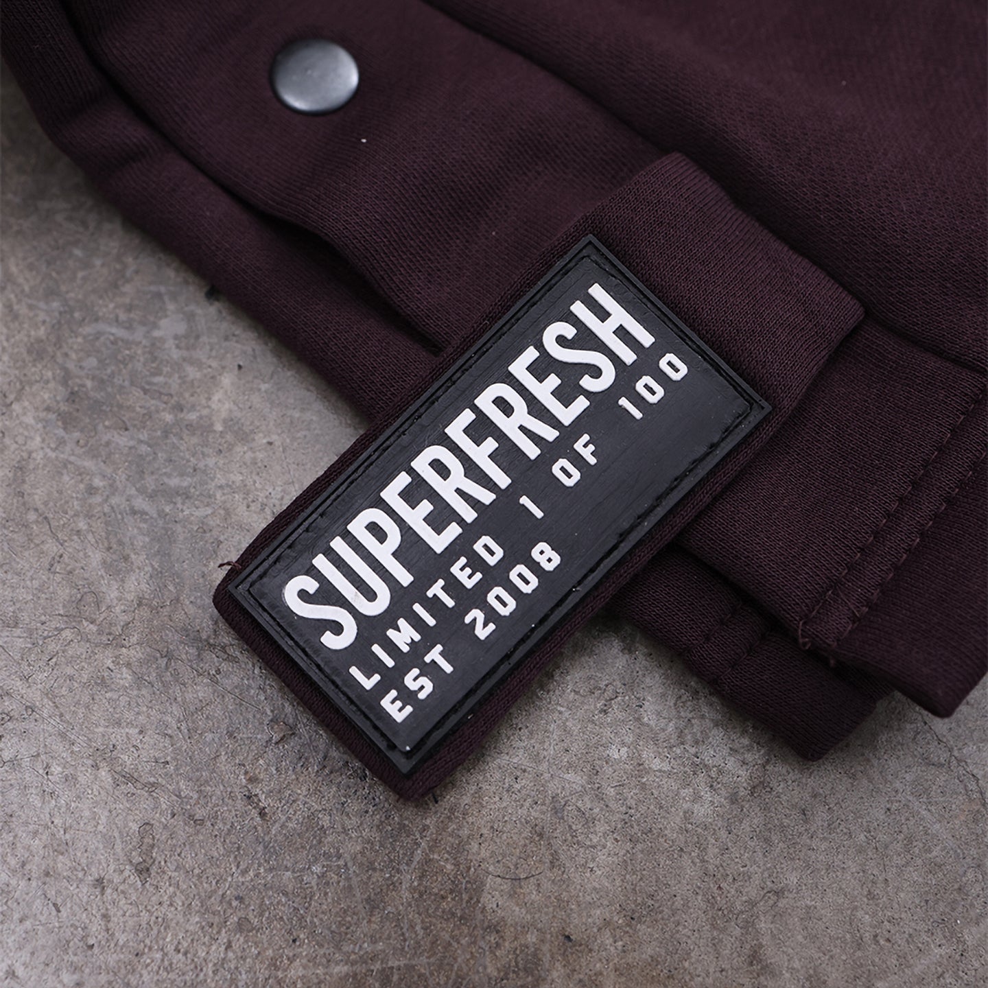 Snap Buttons Sweatpants (Chocolate Brown)